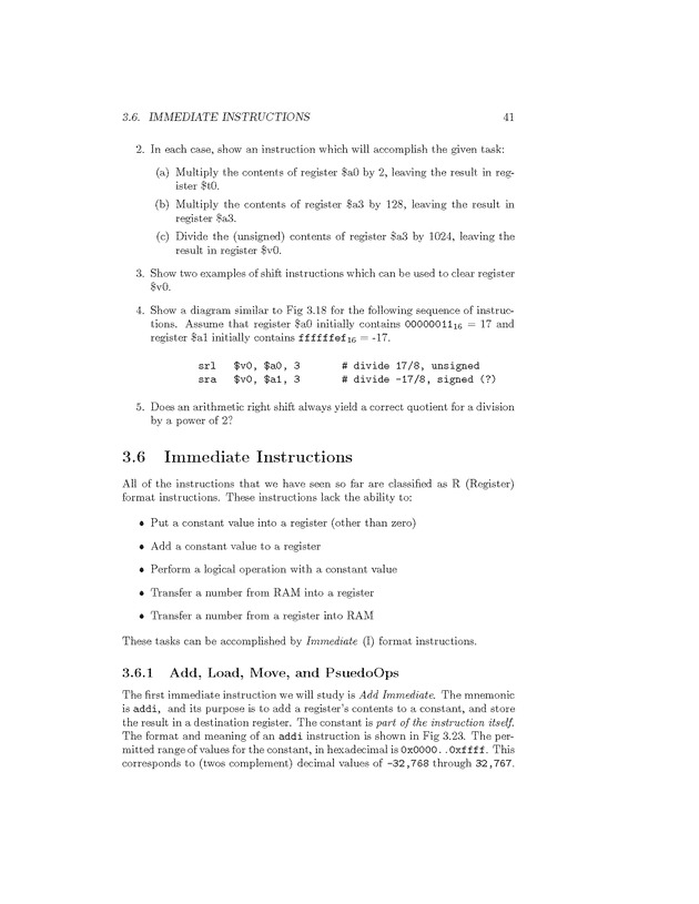 Computer Organization with MIPS - Page 41